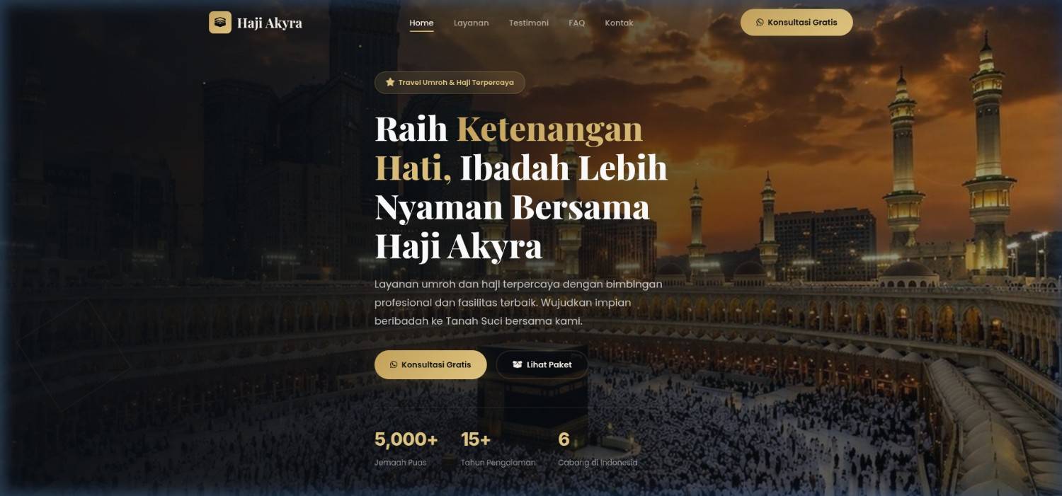 Web Haji — Layanan Haji & Umrah