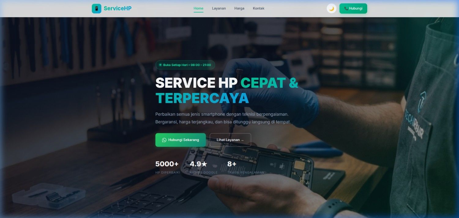 ServiceHP — Service HP Cepat & Terpercaya